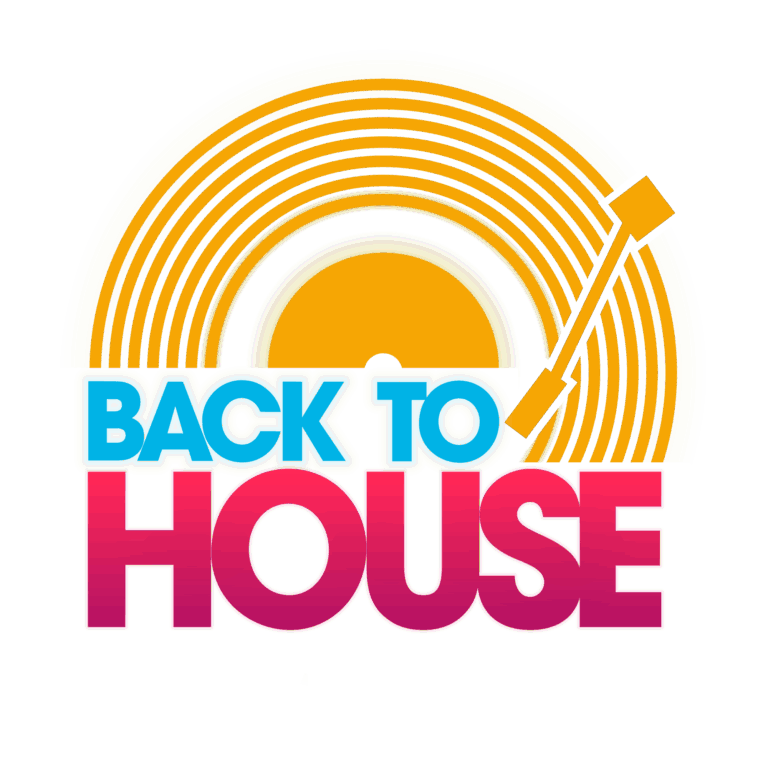 Back to House – das Original Logo mit Schallplatte